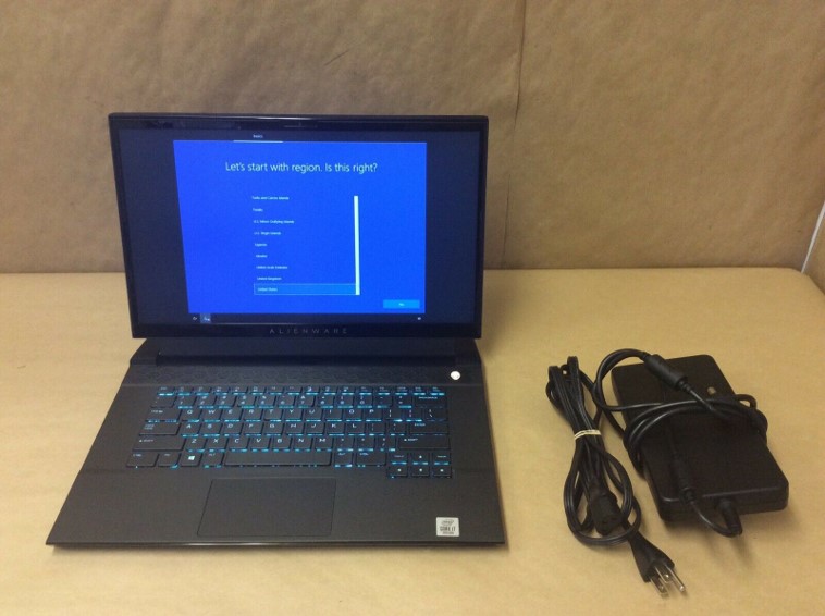 Laptop Dell Alienware M15 R3 i7-10750H, 256GB SSD, RAM:16GB, Radeon RX5500M