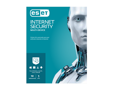 Licencia ESET Internet Security para 10 Dispositivos 1 Año ESD