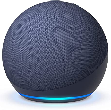 Bocina Inteligente Amazon Echo Dot 5th Gen, 2022 color Azul con Alexa