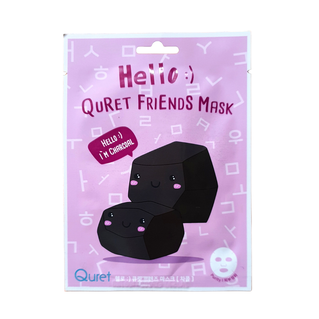 Quret Friends Mask Charcoal