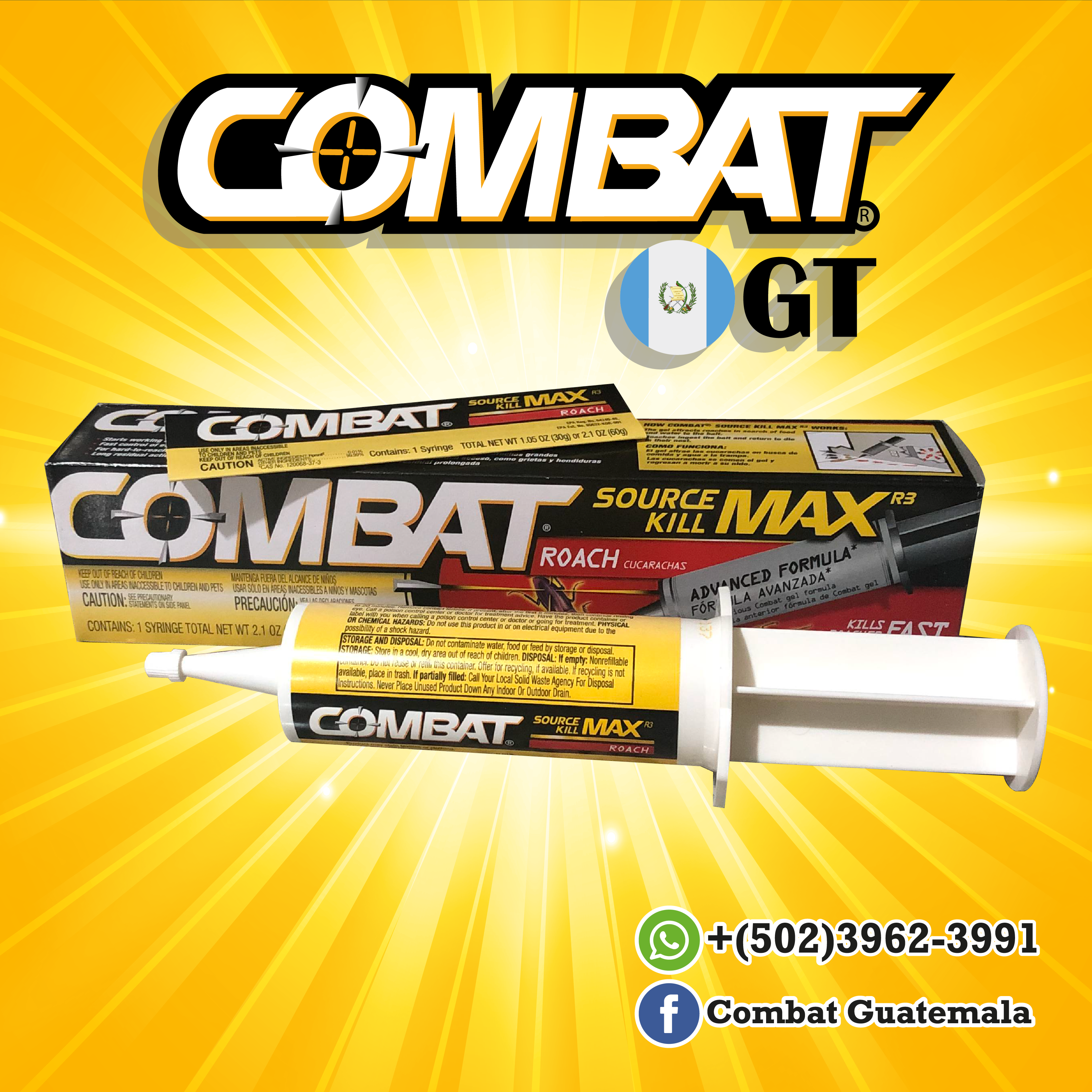 Combat Max 60 gramos