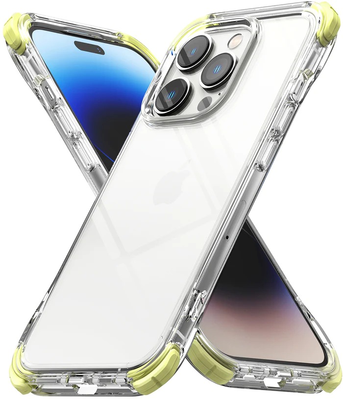 FUSION CLEAR IPHONE 14 PRO MAX/ LIME GLOW