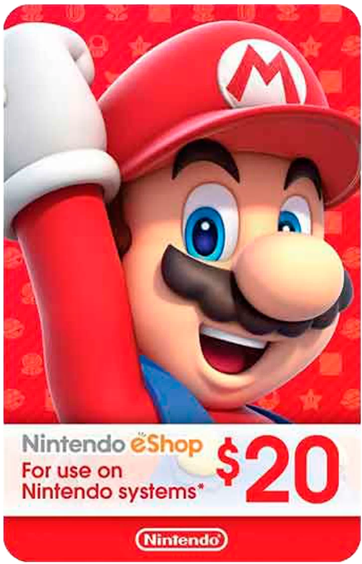 Nintendo gift card - 20 USD