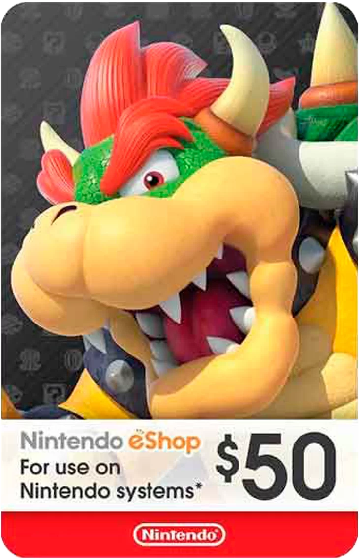 Nintendo gift card - 50 USD