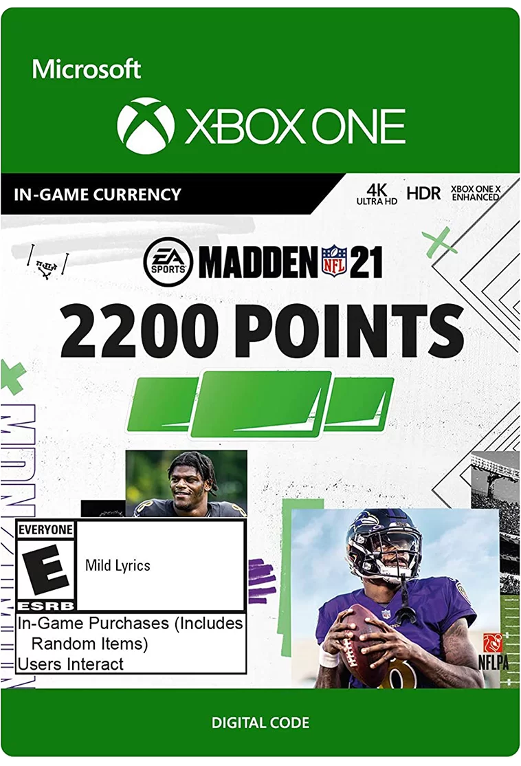 MADDEN NFL 21 - 2200 MADDEN POINTS Xbox One - Digital