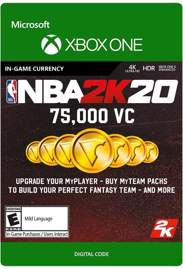 NBA 2K20 - 75,000 VC