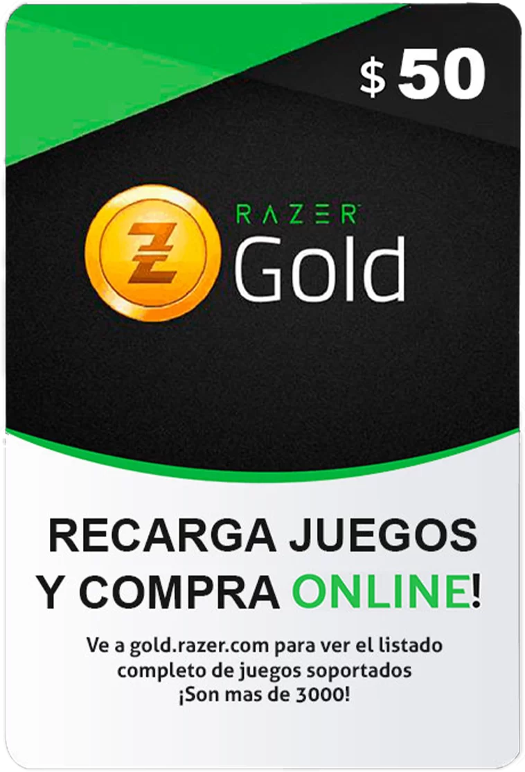 Razer Gold  gift card - 50 USD