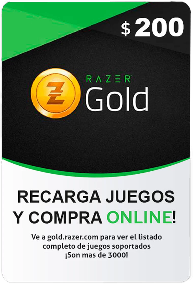 Razer Gold  gift card - 200 USD