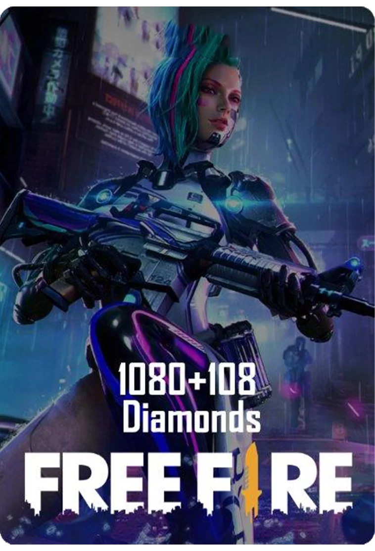 Free Fire Diamond - 1080 + 108