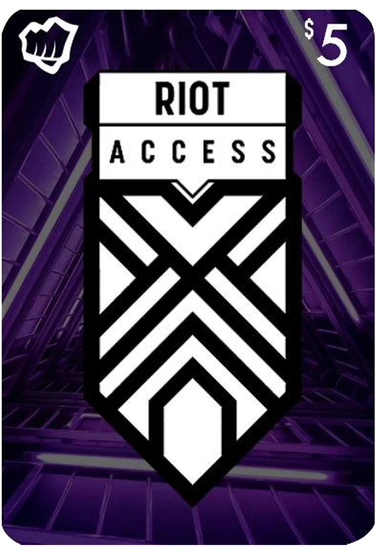 RIOT ACCESS gift card - 5 USD
