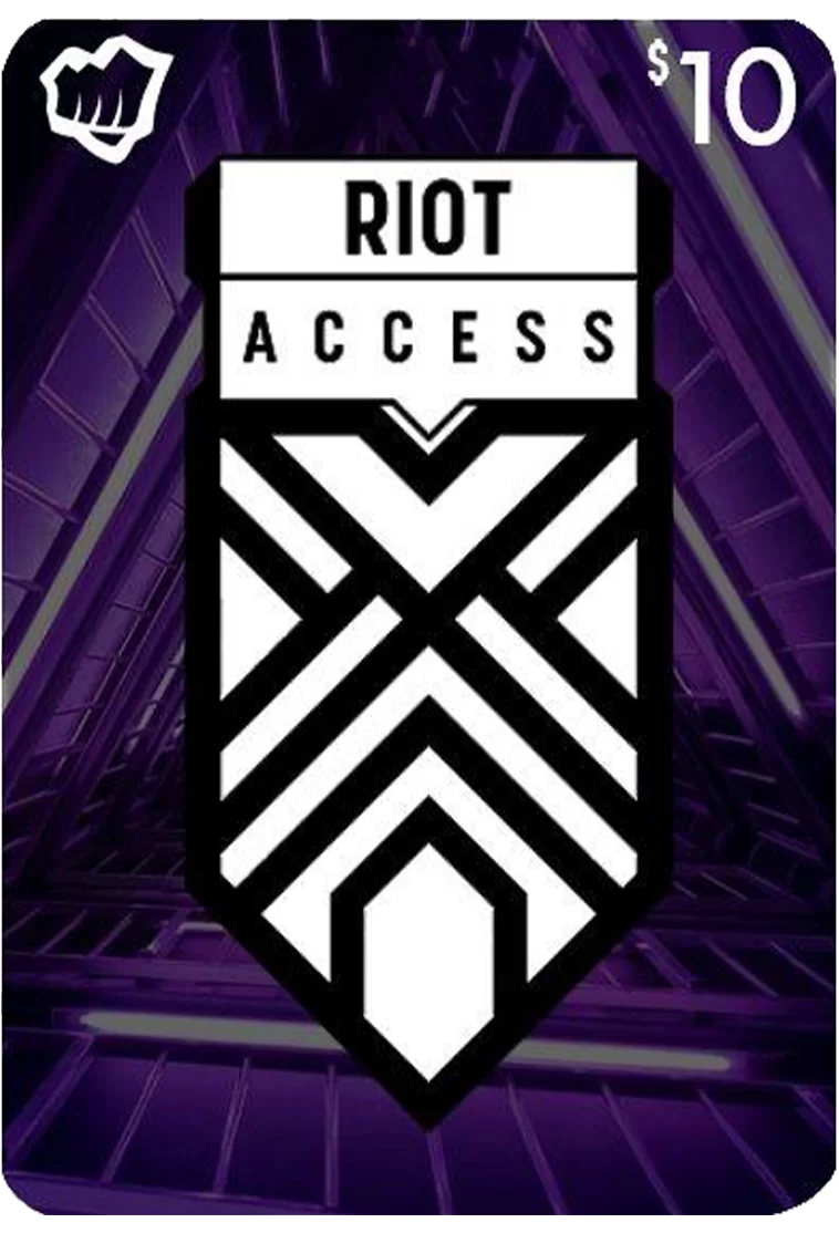 RIOT ACCESS gift card - 10 USD