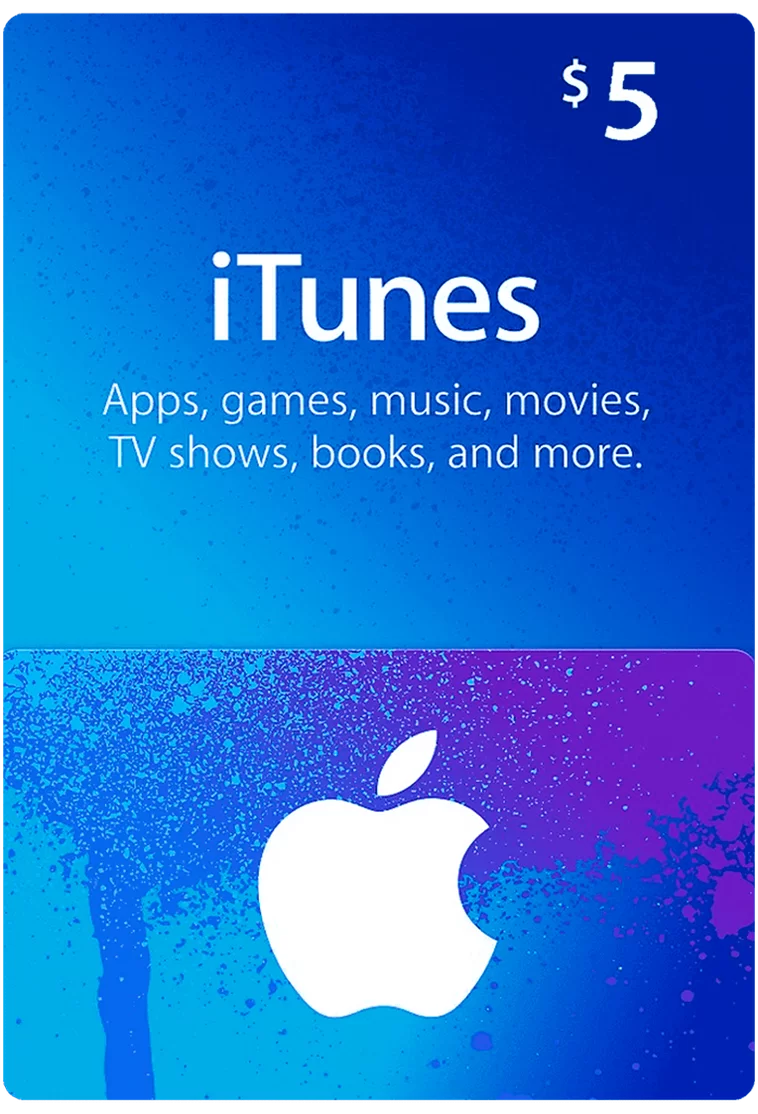 iTunes  gift card - 5 USD