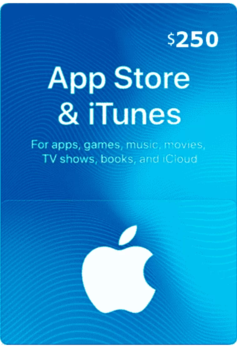 iTunes  gift card - 250 USD
