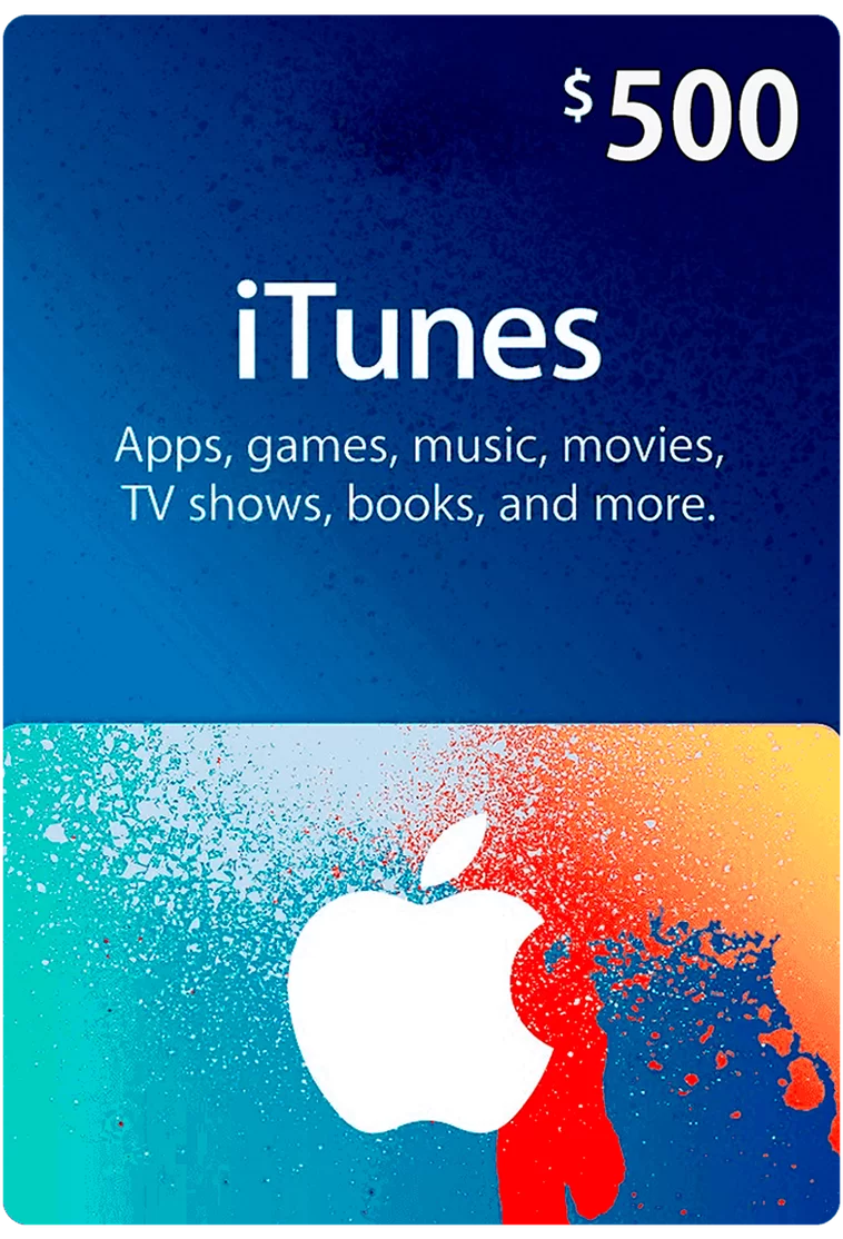 iTunes  gift card - 500 USD
