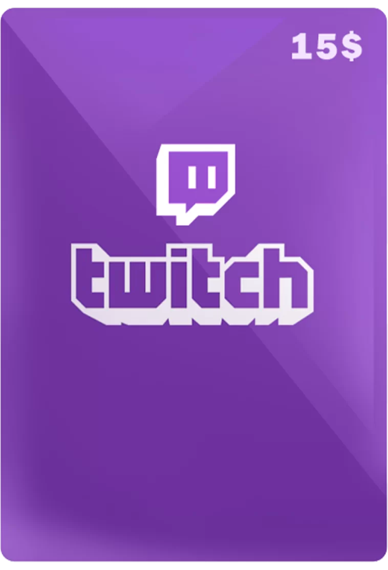twitch  gift card - 15 USD