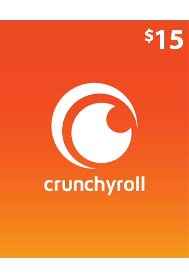 crunchyroll gift card - 15 USD