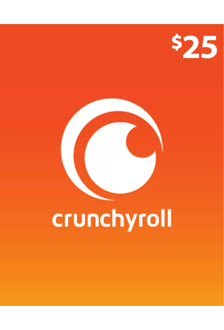 crunchyroll gift card - 25 USD