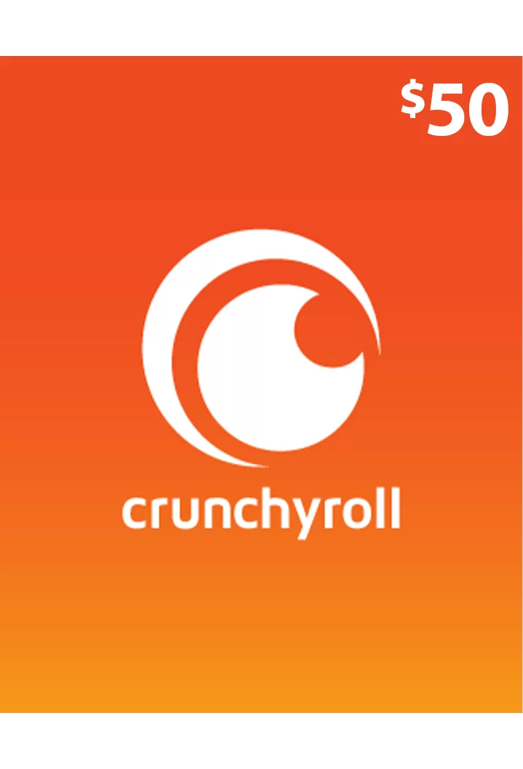 crunchyroll gift card - 50 USD