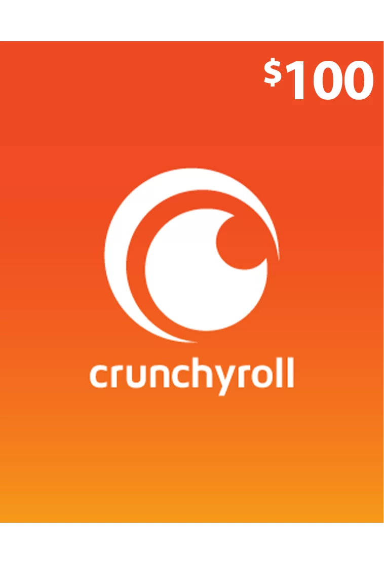 crunchyroll gift card - 100 USD