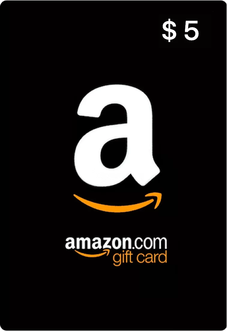 Amazon gift cards - 5 USD