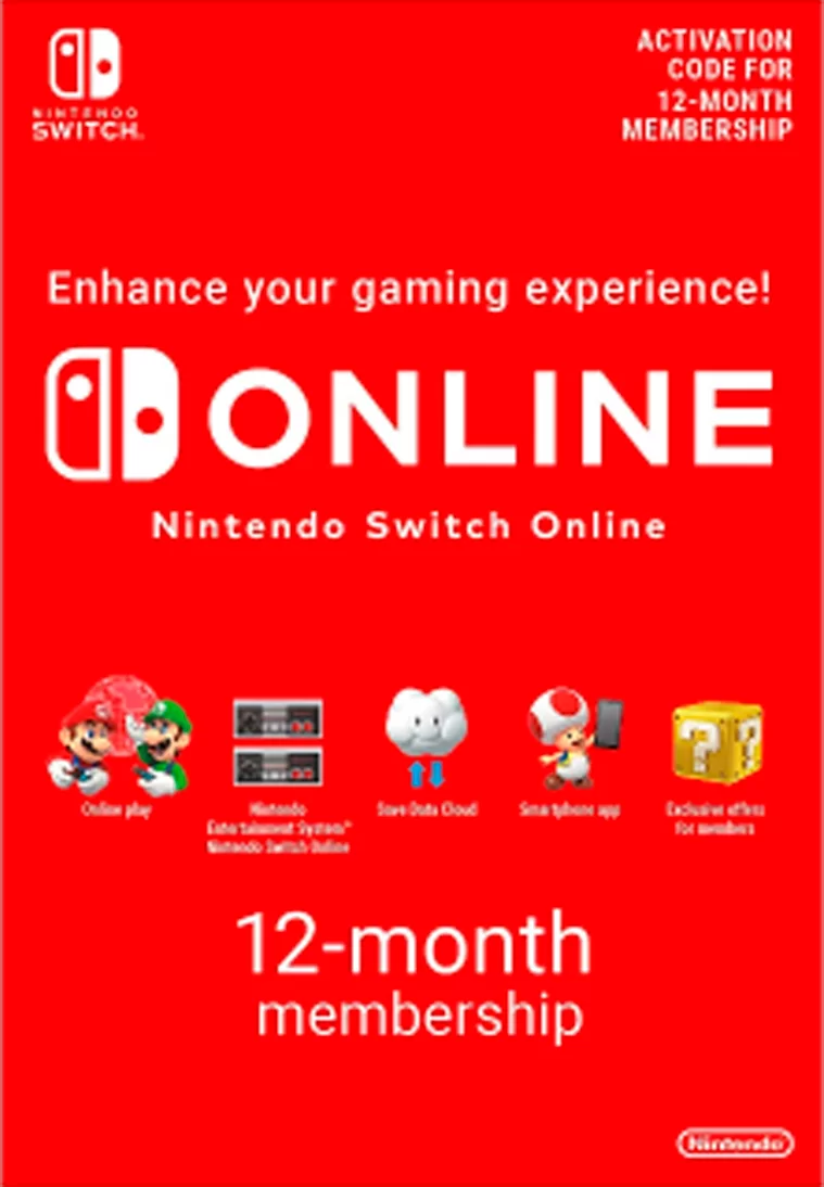 Nintendo Membresia - 12 Month