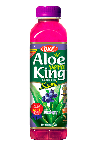 OKF Aloe Vera King sabores: Blueberry 500ml
