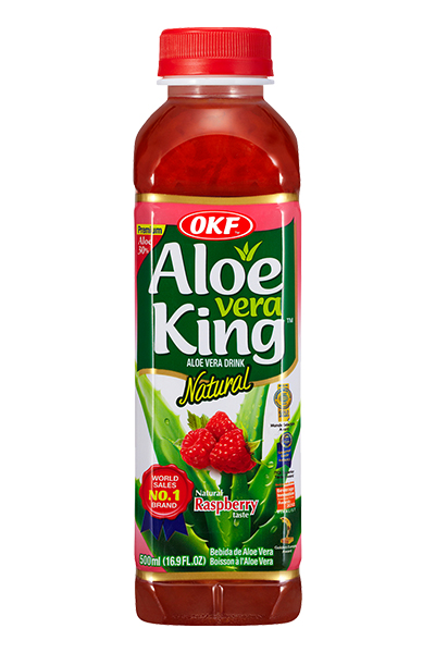 OKF Aloe Vera King sabores: Raspberry 500ml