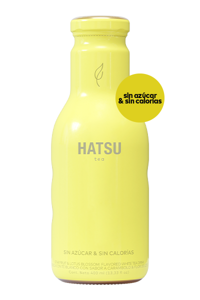 Hatsu té blanco con carambolo y flor de loto 400 ml