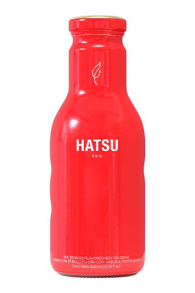 Hatsu té Pu-ehr con Frutos Rojos 400ml