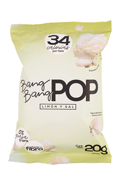 Poporopos bang bang pop sabor limón y sal 20 g