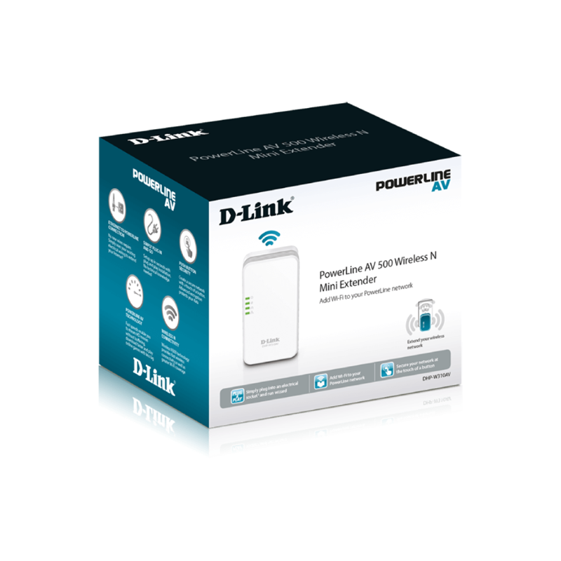 D-Link Powerline Av500 Wi-Fi AC600