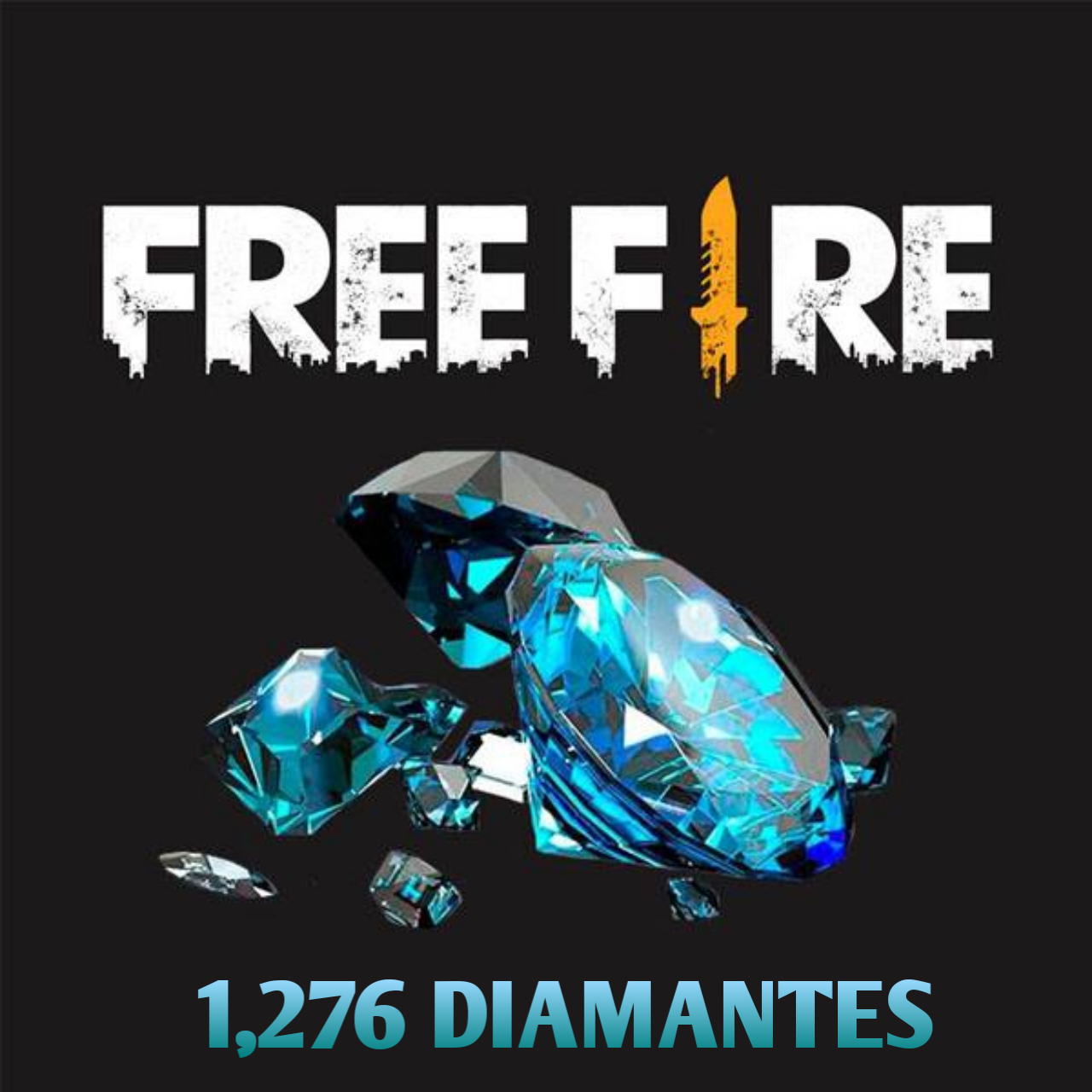 1,276 Diamantes Free Fire