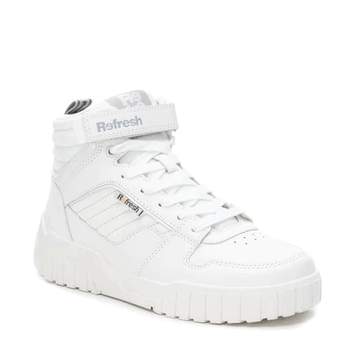 Sneakers de Cuello Alto marca Refresh color blanco RF170082