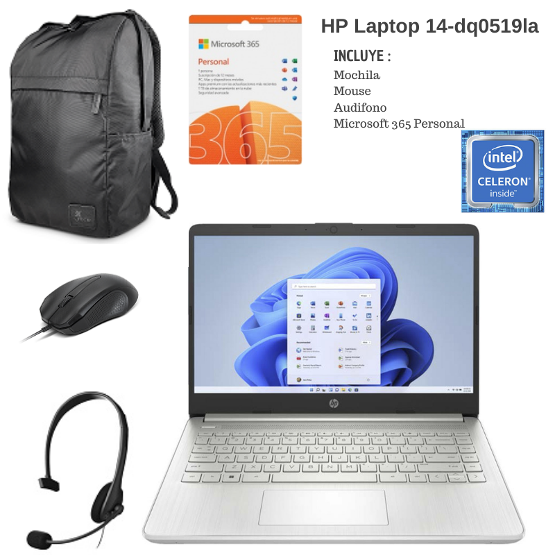 HP Laptop 14-dq0519la