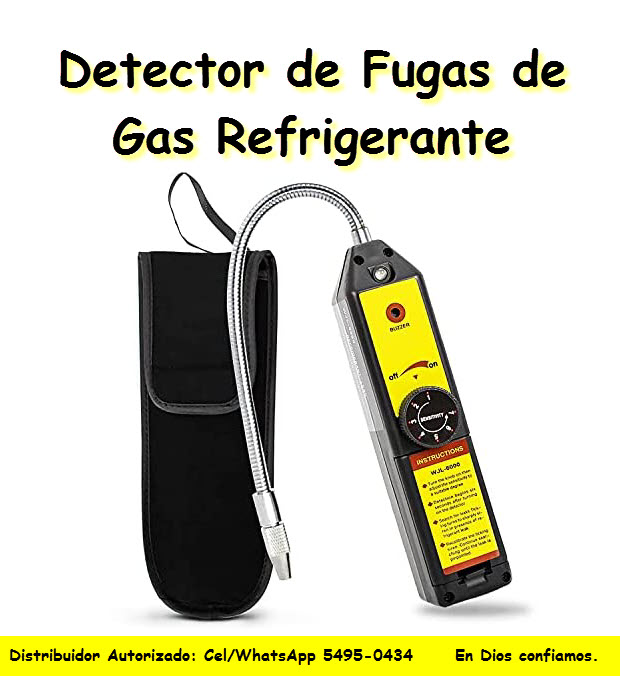 DETECTOR DE FUGA DE GAS DE AIRE ACONDICIONADO.