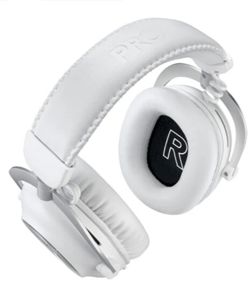 Logitech G PRO X 2 LIGHTSPEED Wireless Gaming Headset, White - Auricular - tamaño completo