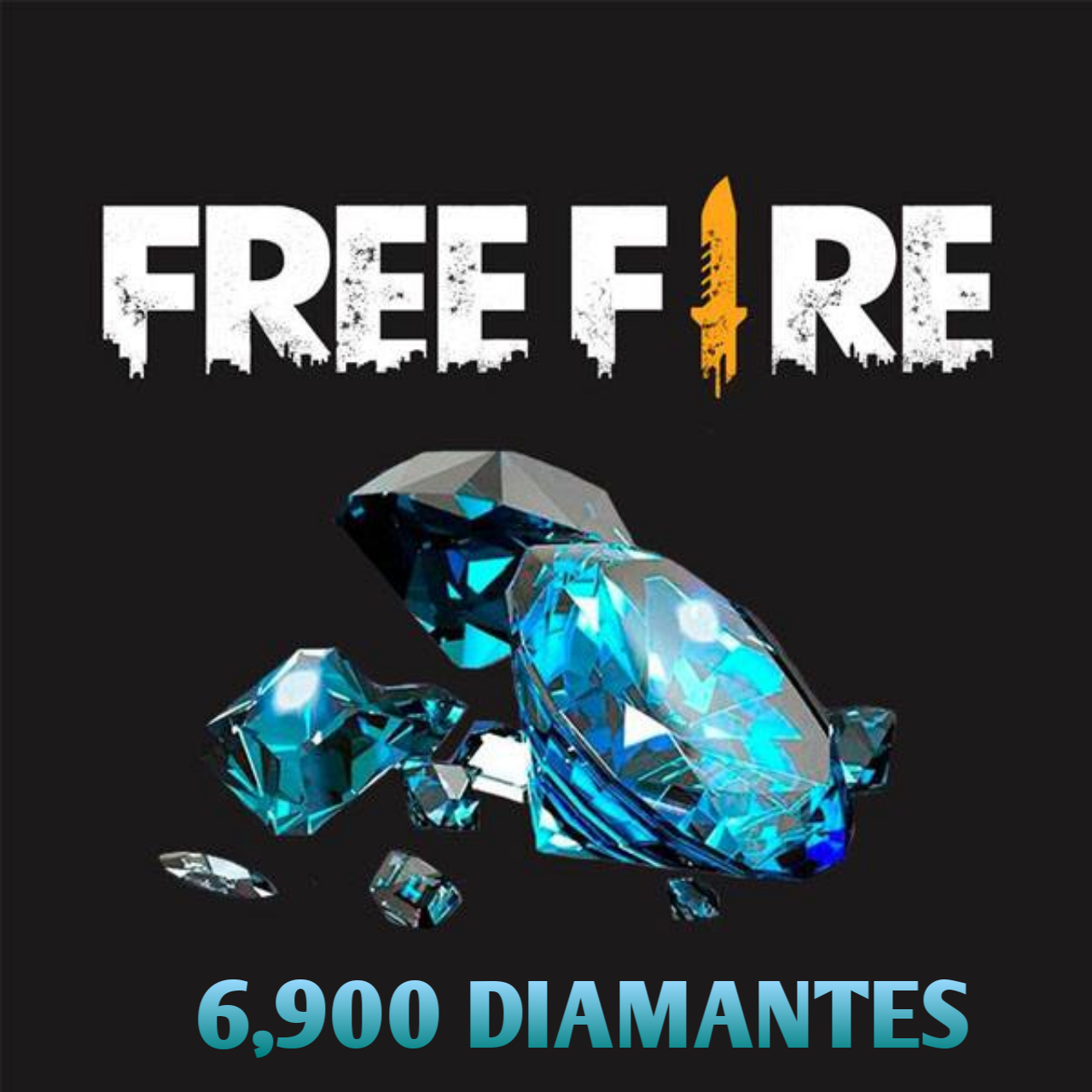 6,900 Diamantes Free Fire