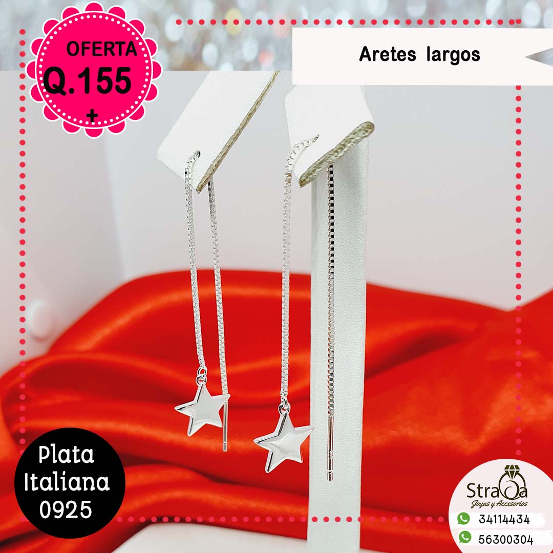 Aretes Plata 0925