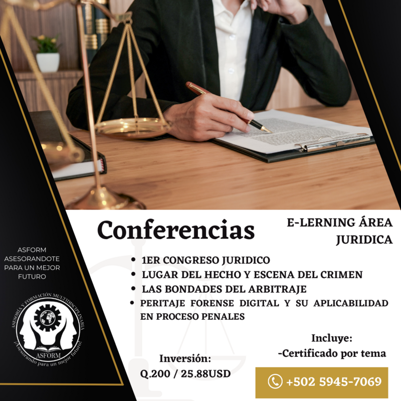 Conferencias E-learning Área Jurídica 3